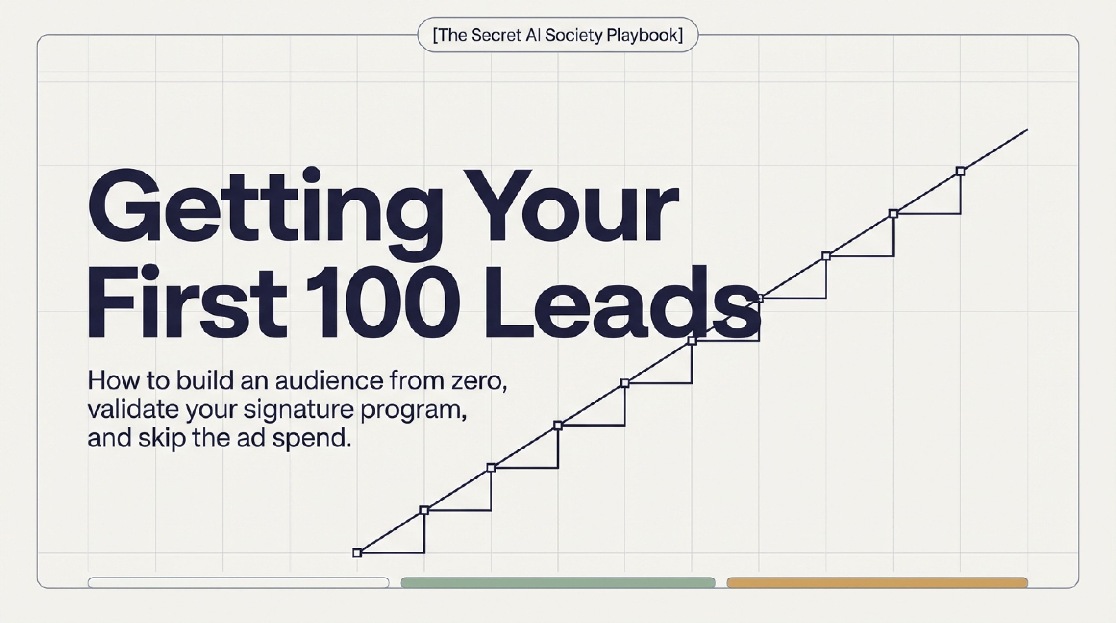 The 100 Lead Playbook slide 1